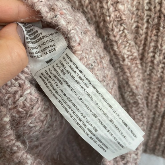 Abercrombie and Fitch chunky cotton turtleneck sweater Size Small - Picture 7 of 16